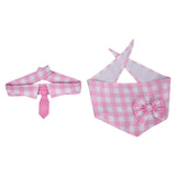 Barbie Ken Pet Dog Pink Bib Cosplay Costume Accessories Outfits Halloween Carnival Suit