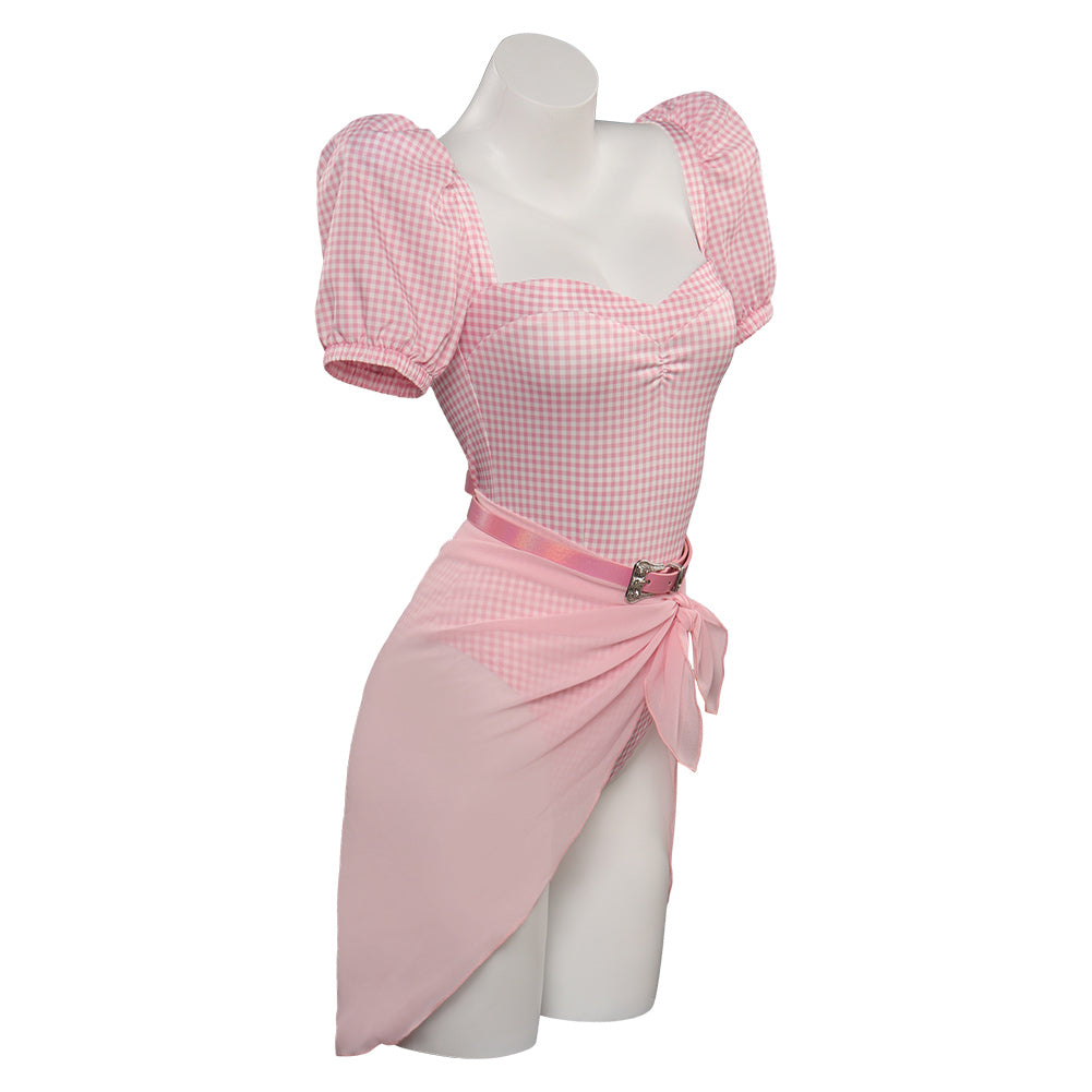 Barbie Original Design Sexy Print Dress Cosplay Costume Halloween Carnival Suit