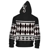 Cosplay Hoodie 3D Printed Hooded Sweatshirt Men Women Casual Streetwear Zip Up Jacket Coat