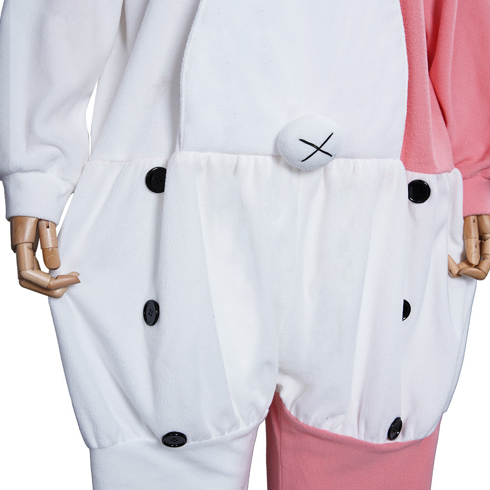 Danganronpa Dangan Ronpa Halloween Carnival Suit Monokuma and Monomi Cosplay Costume Jumpsuit Pajamas Sleepwear