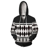 Cosplay Hoodie 3D Printed Hooded Sweatshirt Men Women Casual Streetwear Zip Up Jacket Coat