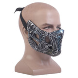 MK3/Mortal Kombat: Devastation Sub-Zero/Kuai Liang Mask Cosplay PVC Half Face Masks Masquerade Halloween Party Costume Props