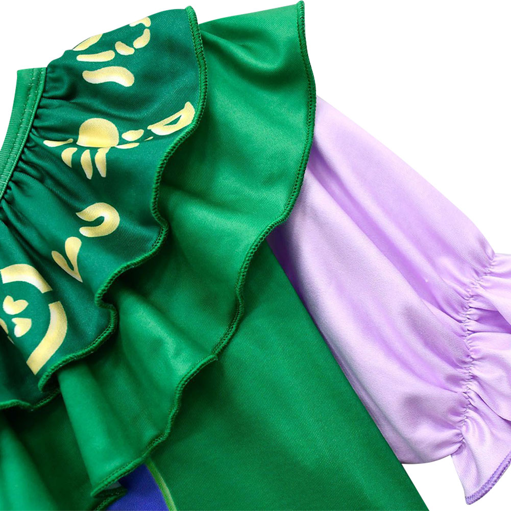 Kids Girls Hocus Pocus Winifred Sanderson Cosplay Costume Outfits Halloween Carnival Suit
