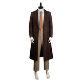 Oppenheimer Cosplay Costume Brown Outfits Halloween Carnival Suit