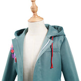 Danganronpa Coat Nagito Komaeda Cosplay Costume Kids Children Army Green Jacket