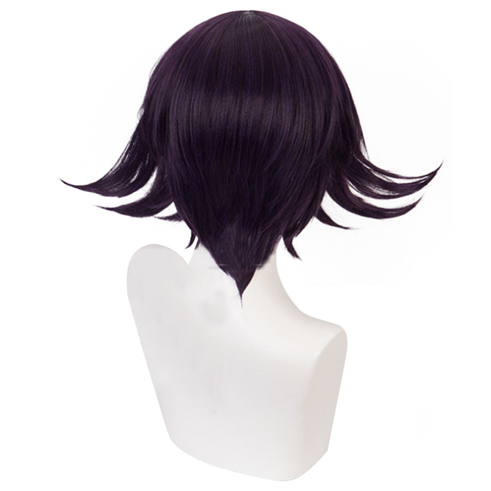 Danganronpa V3: Killing Harmony Carnival Halloween Party Props Kokichi Oma Cosplay Wig Heat Resistant Synthetic Hair