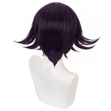 Danganronpa V3: Killing Harmony Carnival Halloween Party Props Kokichi Oma Cosplay Wig Heat Resistant Synthetic Hair