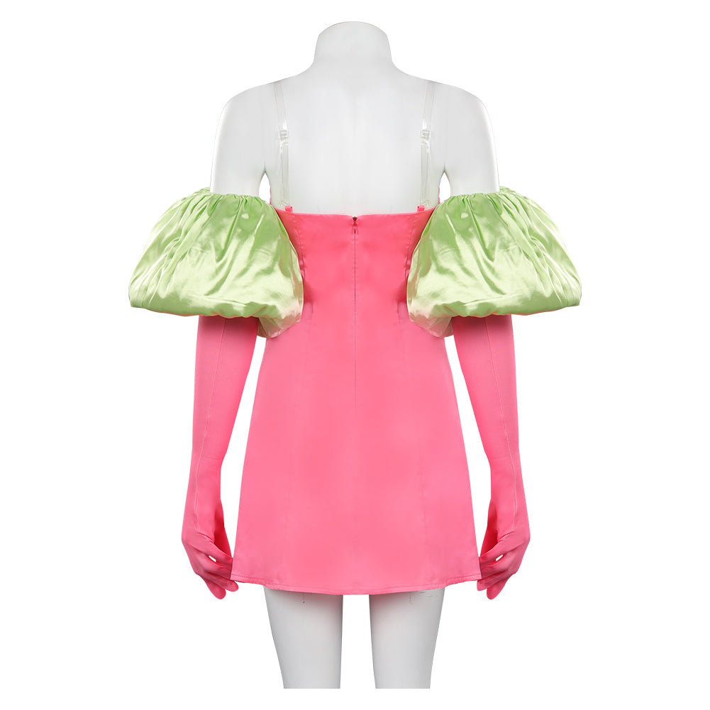 Barbie Cosplay Costume Pink Dress Outfits Halloween Carnival Suit