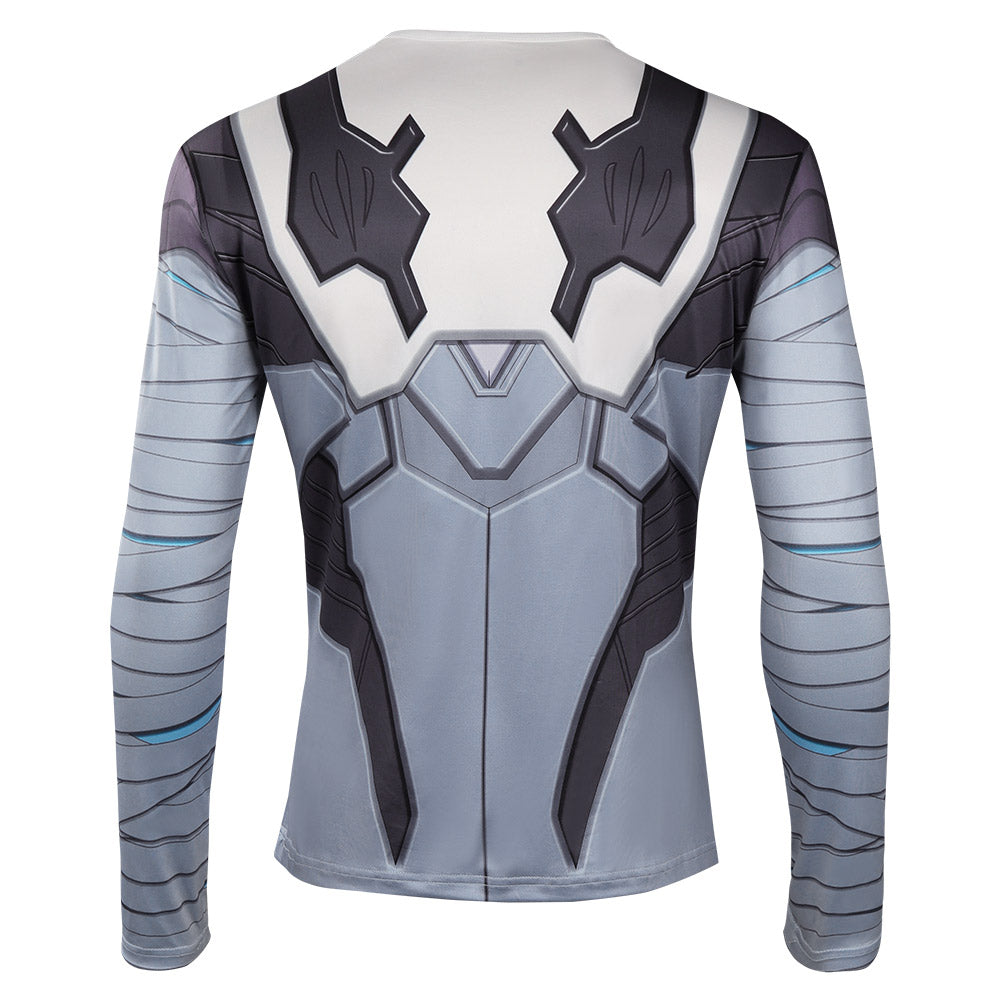 Valorant Omen Cosplay Costumes Cloak Knitted Shirt Outfits Halloween Carnival Suit