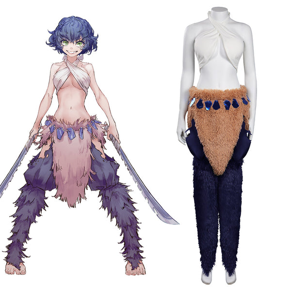 Demon Slayer Hashibira Inosuke Outfits Cosplay Costume Female