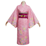Demon Slayer Kimetsu No Yaiba Kamado Nezuko Cosplay Costume Kimono Outfits Halloween Carnival Suit