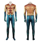 Aquaman Arthur Curry Cosplay Costume Jumpsuit Outfits Halloween Carnival Suit