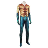 Aquaman Arthur Curry Cosplay Costume Jumpsuit Outfits Halloween Carnival Suit