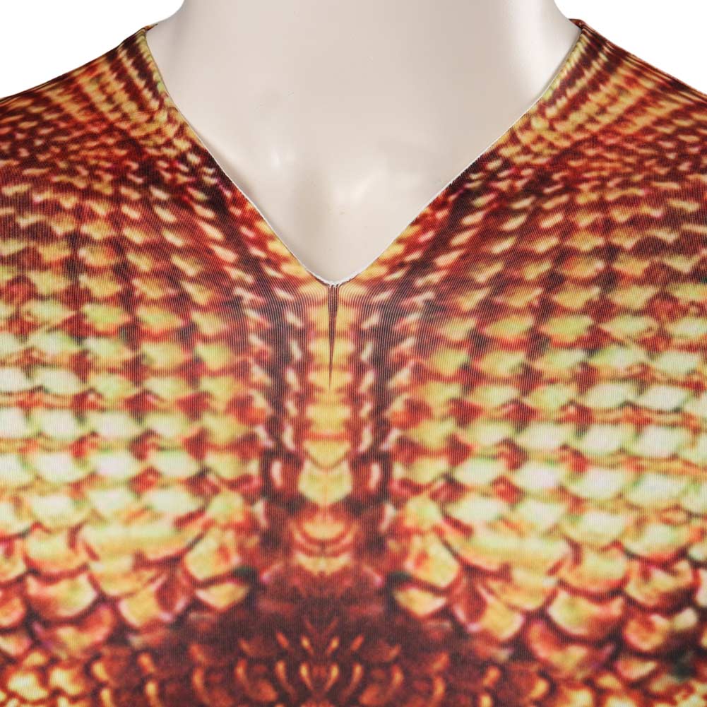 Aquaman Arthur Curry Cosplay Costume Jumpsuit Outfits Halloween Carnival Suit