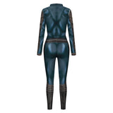 Aquaman Arthur Curry Navy Blue Jumpsuit Bodysuit Cosplay Costume