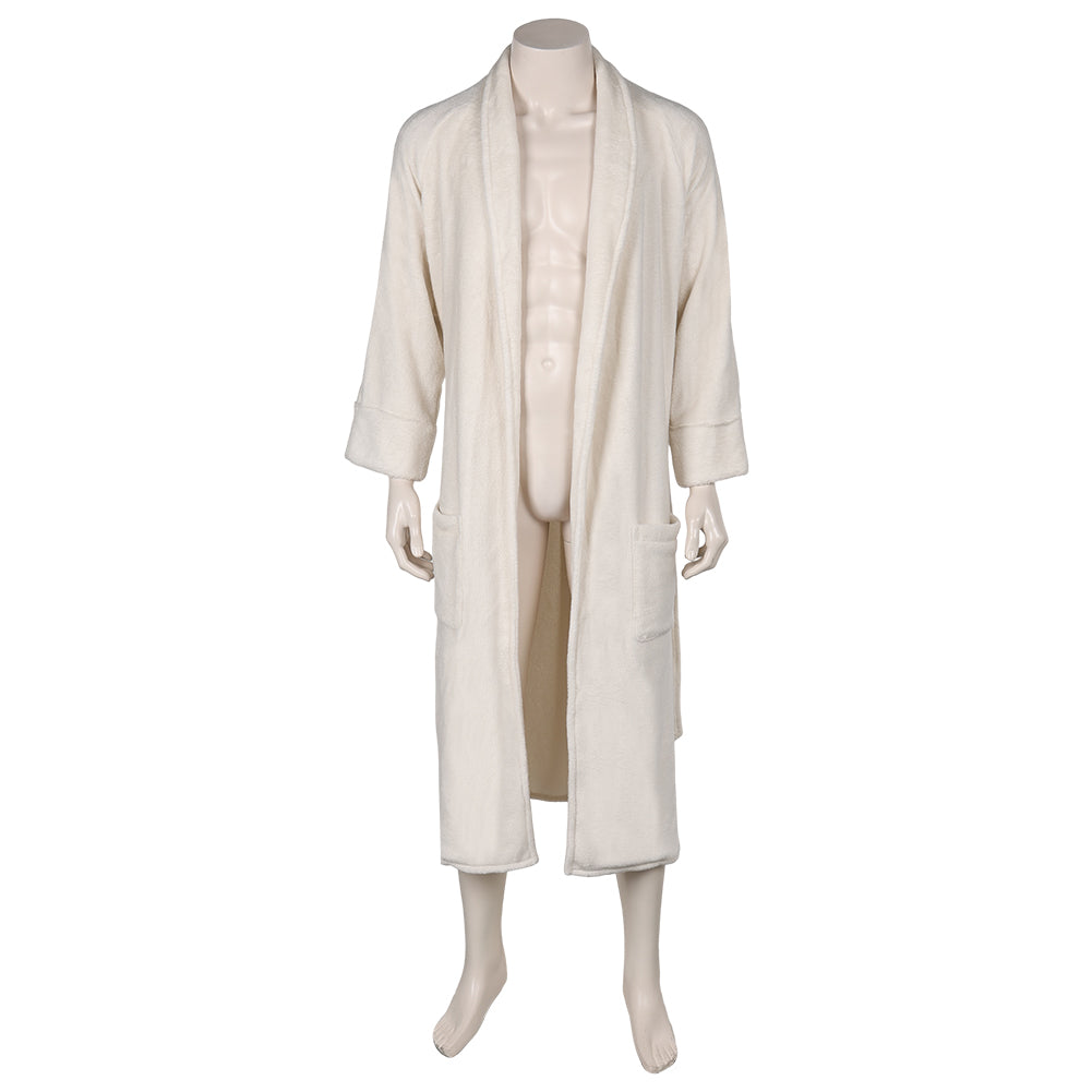 Aquaman Arthur Curry White Bathrobe Cosplay Costume Outfits Halloween Carnival Suit
