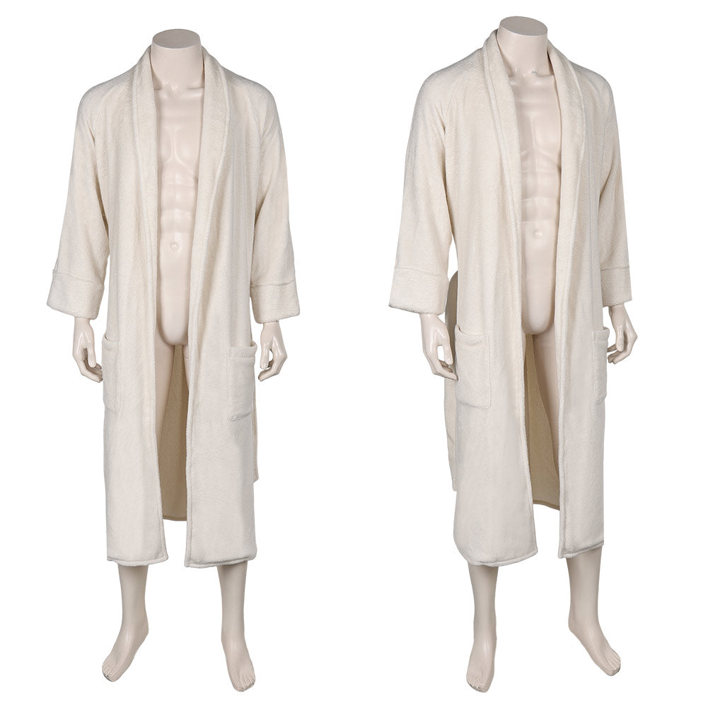 Aquaman Arthur Curry White Bathrobe Cosplay Costume Outfits Halloween Carnival Suit
