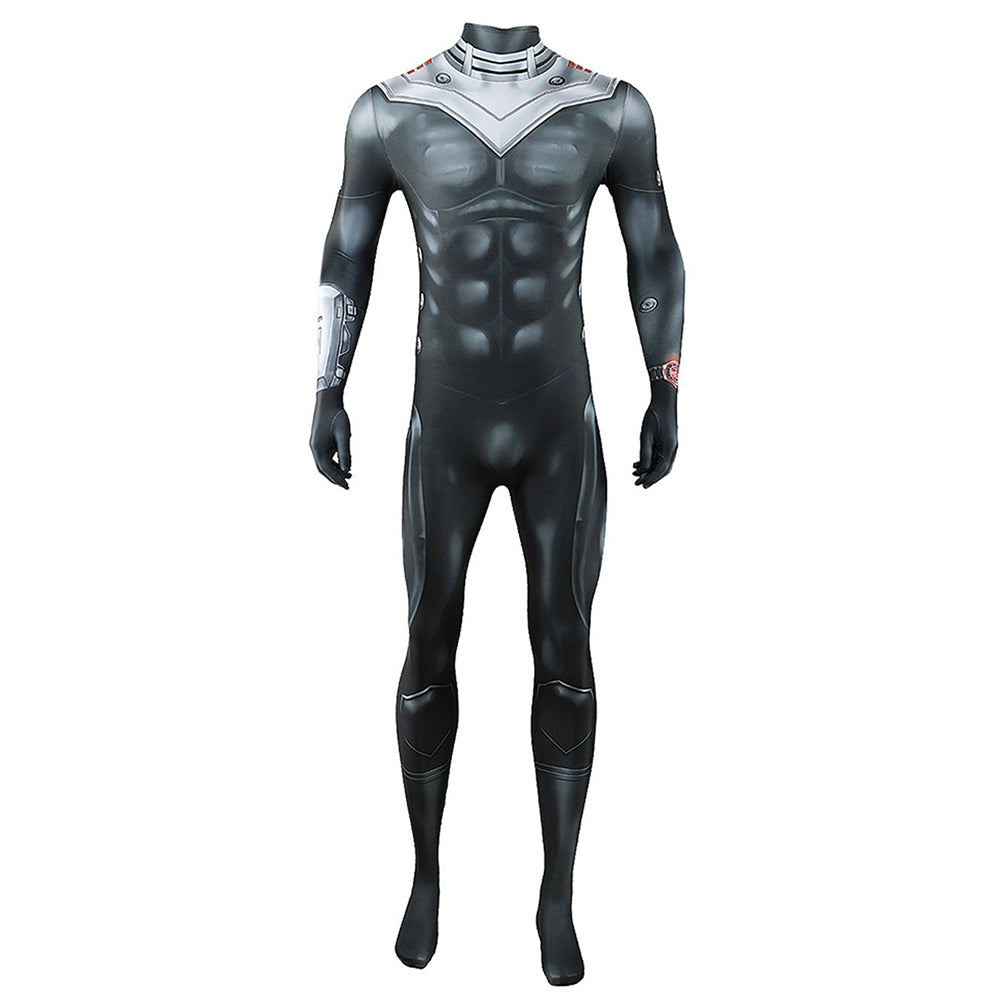 Aquaman Black Manta Combat Suit Jumpsuit Cosplay Costume Outfits Halloween Carnival Suit