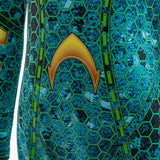 Aquaman Queen of Atlantis Mera Movie Character Kids Children Green Jumpsuit Cosplay Costume