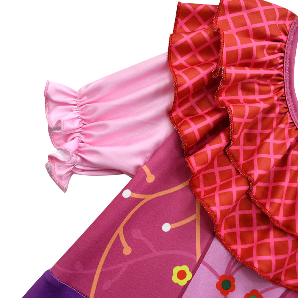 Kids Children Hocus Pocus Sarah Sanderson Cosplay Costume Outfits Halloween Carnival Suit