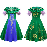 Kids Girls Hocus Pocus Winifred Sanderson Cosplay Costume Outfits Halloween Carnival Suit
