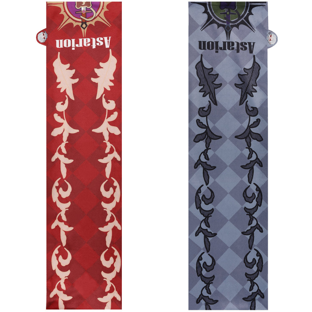 Baldur's Gate 3 Astarion Original Printed Scarf Cosplay Costume Accessories Outfits