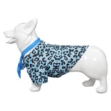 Barbie 2023 Ken Pet Dog Blue Leopard Printed Shirt Cosplay Costume Halloween Carnival Suit