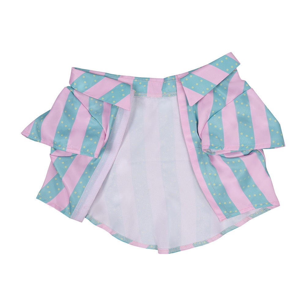 Barbie 2023 Ken Pet Dog Pink And Green Stripes Shirt Cosplay Costume Halloween Carnival Suit
