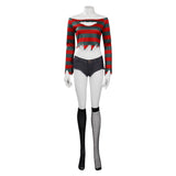 A Nightmare On Elm Street:Freddy Krueger Cosplay Costume Outfits Halloween Carnival Suit
