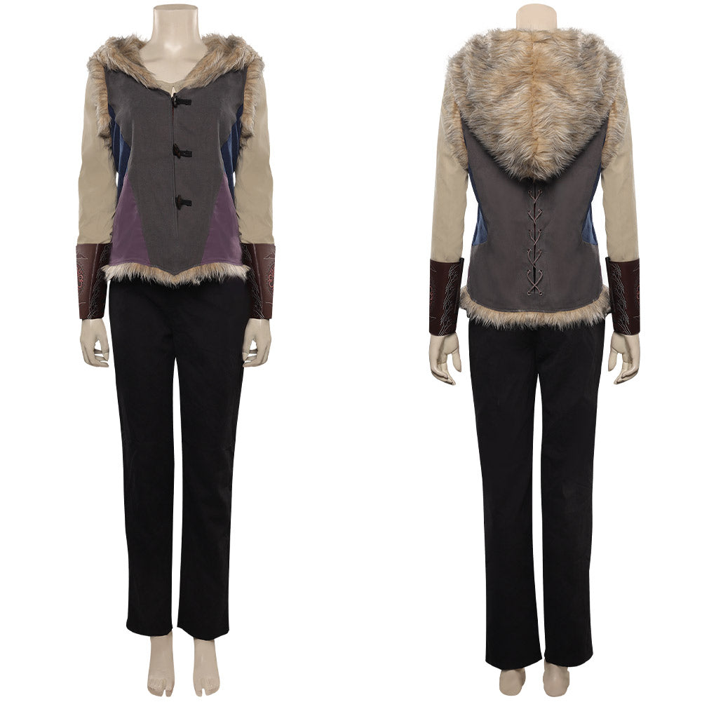 The Witcher Season 3 Ciri Cosplay Costume Outfits Halloween Carnival Suit