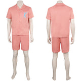 Barbie 2023 Ken Cosplay Costume Pink Outfits Halloween Carnival Suit