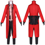Black Butler Ronald Knox Anime Character Red Suit Cosplay Costume Outfits Halloween Carnival Suit