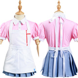Danganronpa 2: Goodbye Despair Halloween Carnival Suit Mikan Tsumiki Cosplay Costume Kids Children Shirt Skirt Outfits