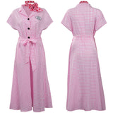 1970 Pink Lady Cosplay Costume Dress Outfits Halloween Carnival Suit