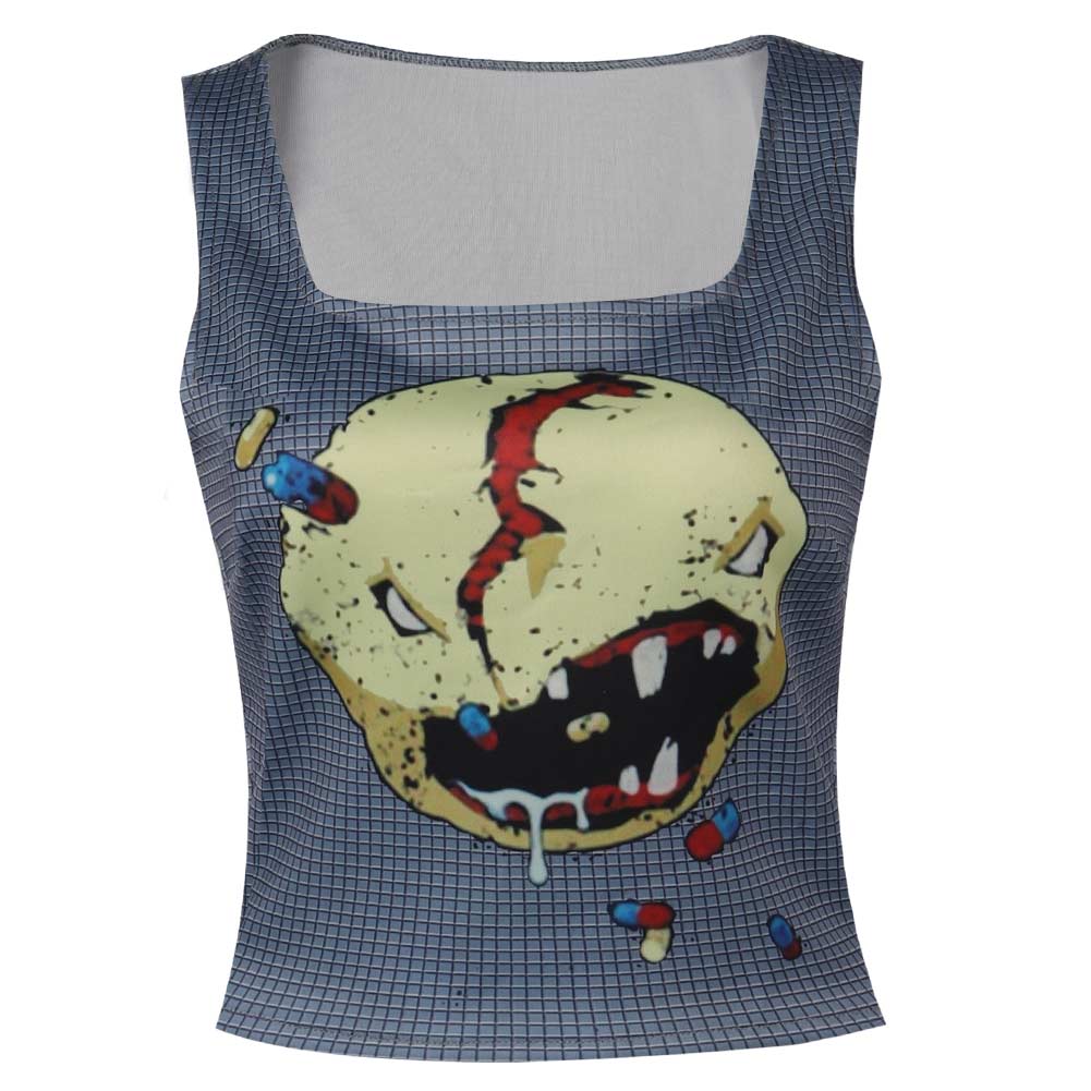 Cyberpunk 2077 V Cosplay Costume Tops Outfits Halloween Carnival Suit