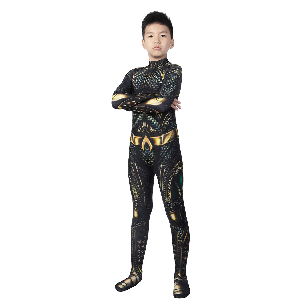 Kids Children Aquaman Cosplay Costume Jumpsuit Outfits Halloween Carnival Suit