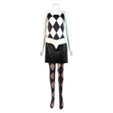 Joker Harley Quinn Cosplay Costume Outfits Halloween Carnival Suit