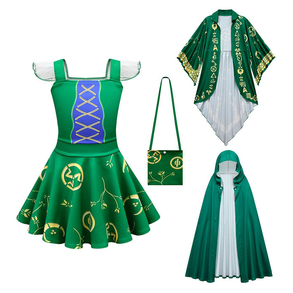 Hocus Pocus Winifred Sanderson Cosplay Costumes Outfits Halloween Carnival Suit