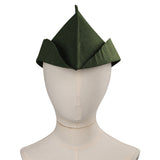 Peter Pan and Wendy Peter Pan Cosplay Hat Cap Halloween Carnival Party Disguise Costume Accessories Prop