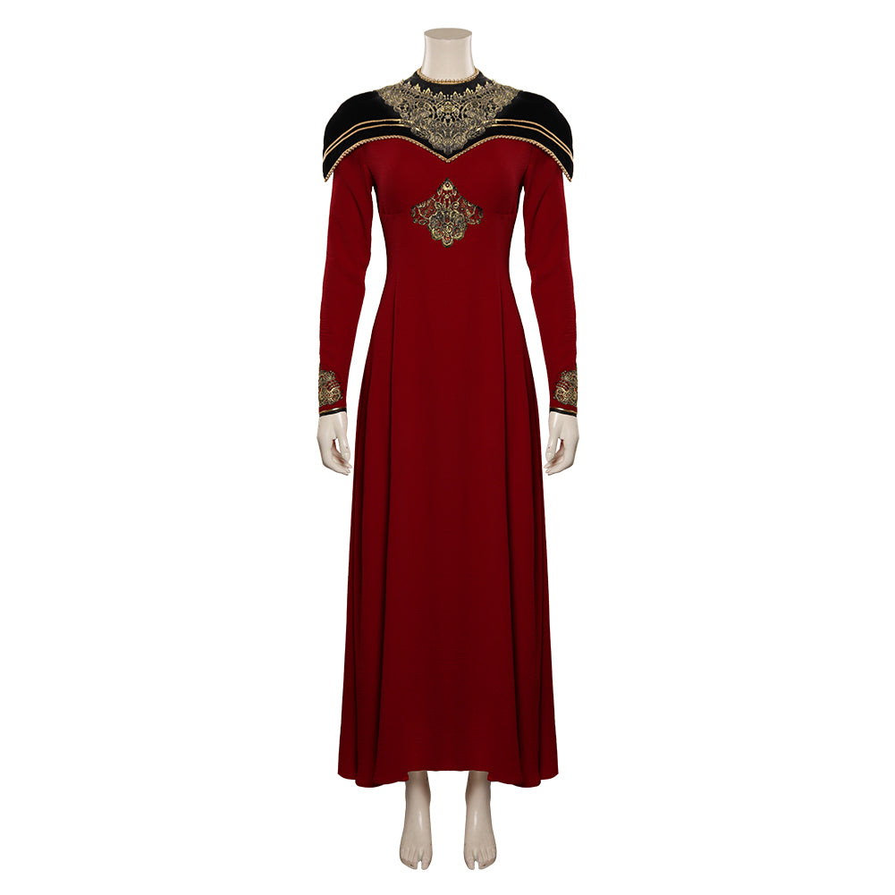 House of the Dragon Rhaenyra Targaryen Cosplay Costume Dress Cloak Outfits Halloween Carnival Suit