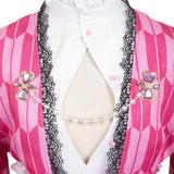 Demon Slayer Fifth Anniversary Kanroji Mitsuri Kimono Cosplay Costume Outfits Halloween Carnival Suit