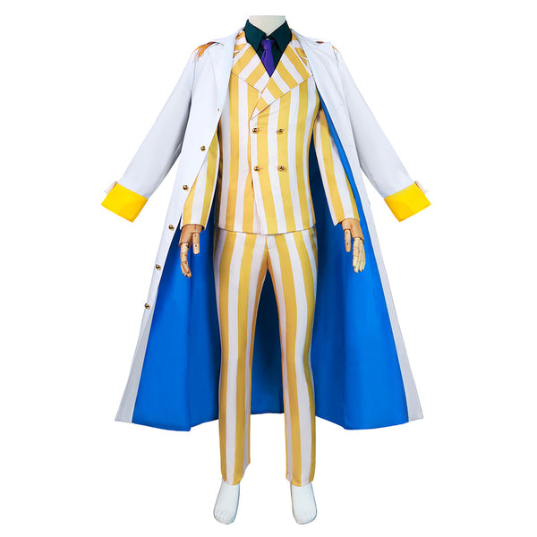 One Piece Borsalino Outfits Cosplay Costume Halloween Carnival