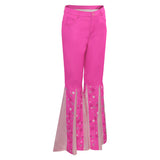 Barbie Cosplay Costume Retro Bell-Bottoms Halloween Carnival Suit