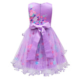 Kids Girls Encanto Tutu Summer Sleeveless Mesh Dress Halloween Carnival Suit
