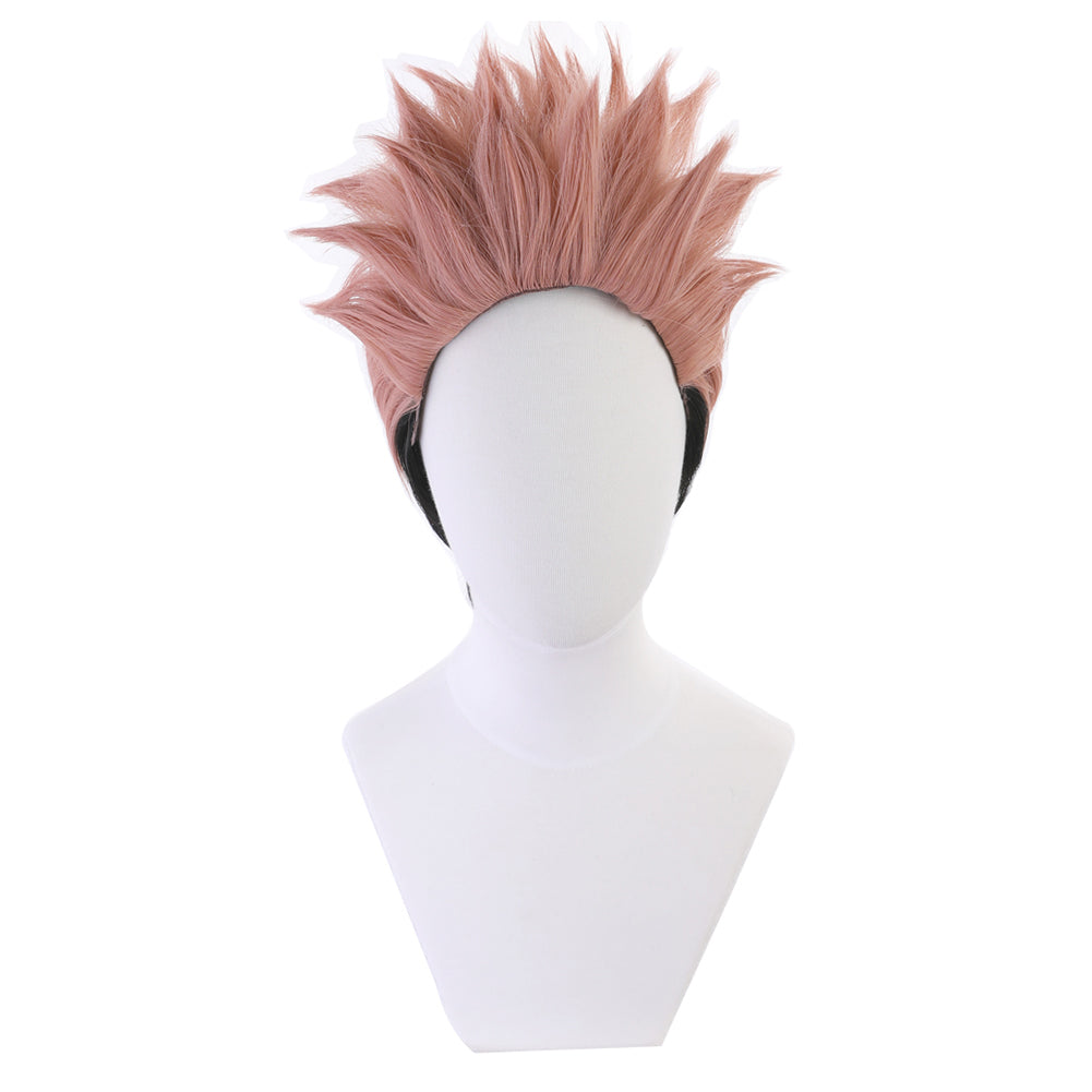 Jujutsu Kaisen Carnival Halloween Party Props Ryomen Sukuna Cosplay Wig Heat Resistant Synthetic Hair
