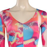Barbie Original Design Print Colorful Jumpsuit Cosplay Costume Halloween Carnival Suit