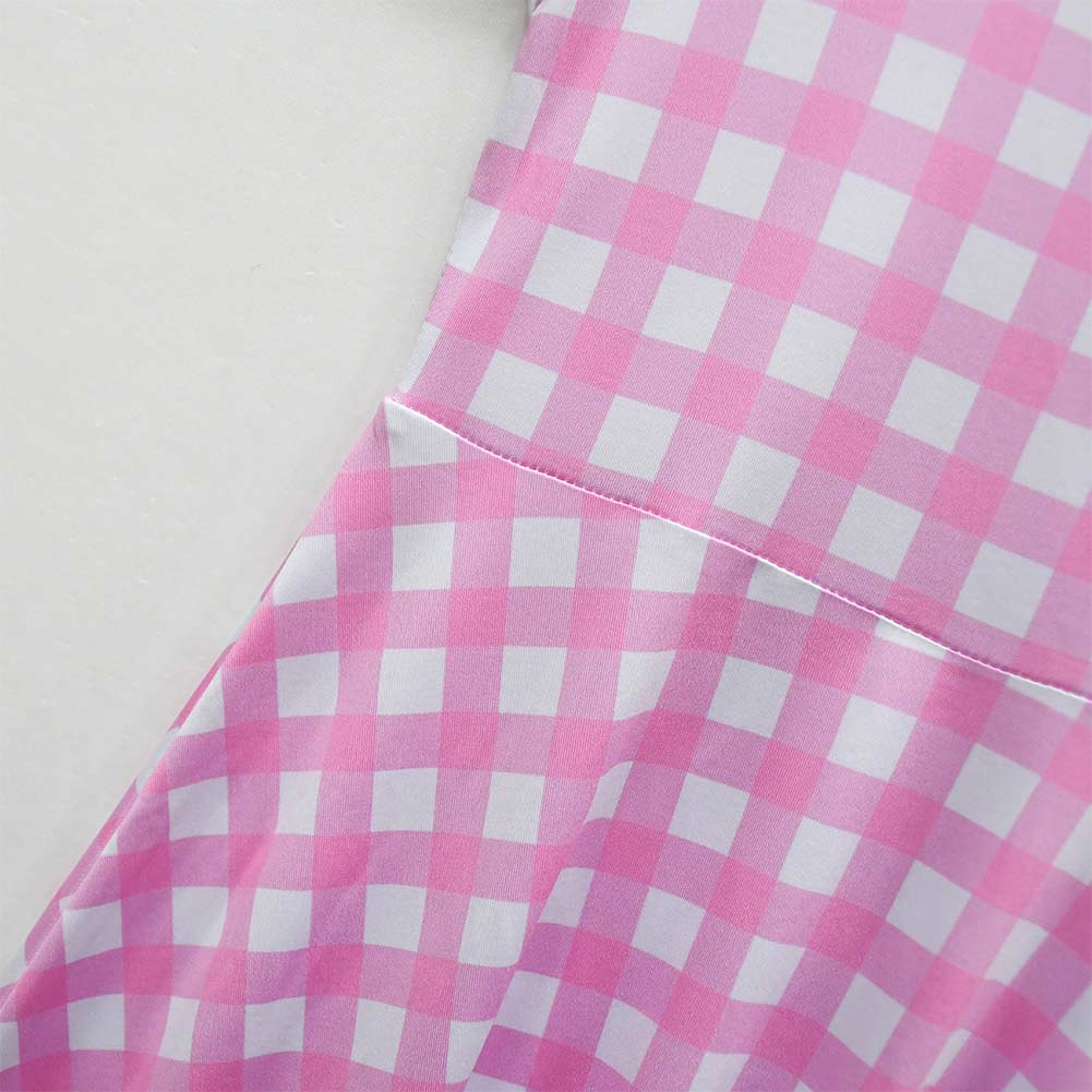 Barbie 2023 Kids Children Girls Cosplay Costume Pink Long Seeve Cape Outfits Halloween Carnival Suit