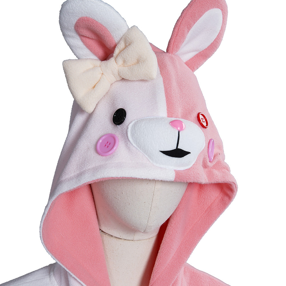 Danganronpa Dangan Ronpa Halloween Carnival Suit Monokuma and Monomi Cosplay Costume Jumpsuit Pajamas Sleepwear