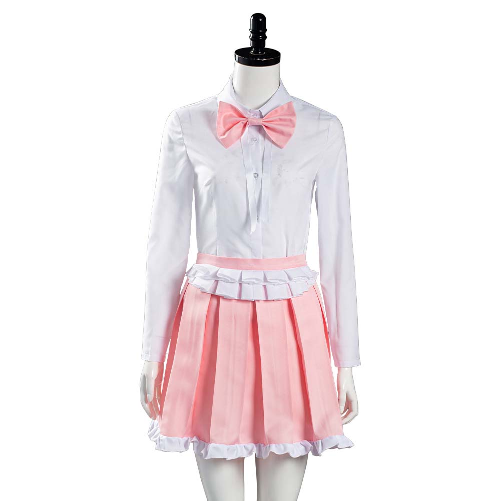 Danganronpa 2 Halloween Carnival Suit Monomi Cosplay Costume Uniform Skirt Outfit