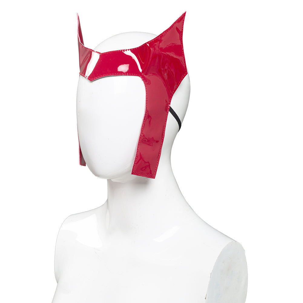 Wanda Vision Scarlet Witch Women Jumpsuit Outfit Wanda Maximoff Halloween Carnival Suit Cosplay Costume